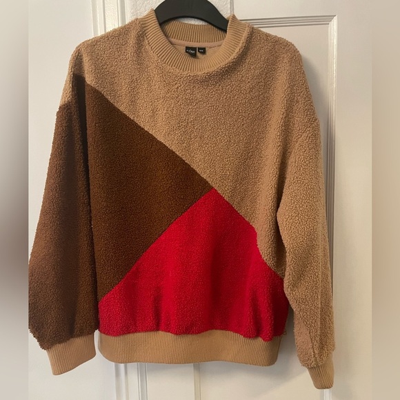 Simons Sweaters - Simons Icône Women’s Colour-block Teddy Sweater